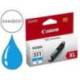 Cartucho Canon CLI-551XL Pixma color cian 6444B001
