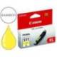Cartucho Canon CLI-551XL Pixma color amarillo 6446B001