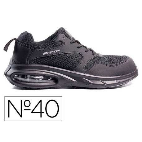 ZAPATOS DE SEGURIDAD MARCA SAFETOP DUTTIO MICROFIBRA TRANSPIRABLE SUELA PU BIDENDIDAD S1PL SR FO TALLA
