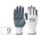 GUANTES DE NITRILO MARCA SAFETOP NITRI-FIT SINTETICO SOLIDO GRIS SIN COSTURA TALLA 9