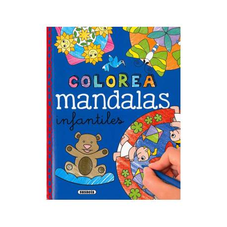 CUADERNO DE COLOREAR MARCA SUSAETA MANDALAS INFANTILES 96 PAGINAS 21,4X27,8 CM
