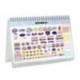 CALENDARIO ESPIRAL TRIANGULAR MARCA LIDERPAPEL DE SOBREMESA IMAGENES CIUDADES 2027 190X190 MM PAPEL 128 G CON