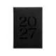 AGENDA OFICINA MARCA LIDERPAPEL 2027 ENCUADERNADA CRETA SEMANA VISTA 170X240 MM BILINGUE 70G PAPEL FSC BLACK
