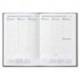 AGENDA OFICINA MARCA LIDERPAPEL 2027 ENCUADERNADA CORFU SEMANA VISTA A4 BILINGUE 60G PAPEL FSC BLACK