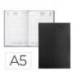 AGENDA OFICINA MARCA LIDERPAPEL 2027 ENCUADERNADA CORFU DIA PAGINA A5 BILINGUE 60G PAPEL FSC BLACK