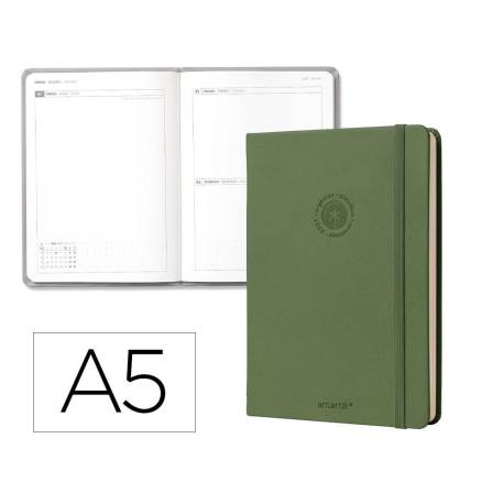 AGENDA OFICINA MARCA LIDERPAPEL 2027 ENCUADERNADA SOLID COLORS DIA PAGINA A5 BILINGUE 70G PAPEL FSC DESIGN 7