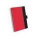 AGENDA OFICINA MARCA LIDERPAPEL 2027 ESPIRAL CORPORATE A DIA PAGINA A5 BILINGUE 70G PAPEL FSC BURGUNDY