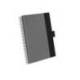 AGENDA OFICINA MARCA LIDERPAPEL 2027 ESPIRAL CORPORATE A DIA PAGINA A5 BILINGUE 70G PAPEL FSC GREY