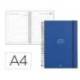 AGENDA OFICINA MARCA LIDERPAPEL 2027 ESPIRAL OLBIA DIA PAGINA A4 BILINGUE 60G PAPEL FSC BLUE
