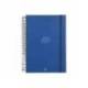 AGENDA OFICINA MARCA LIDERPAPEL 2027 ESPIRAL OLBIA DIA PAGINA A4 BILINGUE 60G PAPEL FSC BLUE