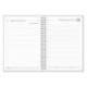 AGENDA OFICINA MARCA LIDERPAPEL 2027 ESPIRAL OLBIA DIA PAGINA A4 BILINGUE 60G PAPEL FSC BLUE