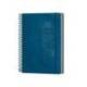 AGENDA OFICINA MARCA LIDERPAPEL 2027 ESPIRAL SYROS DIA PAGINA A5 BILINGUE 60G PAPEL FSC NAVY BLUE