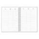 AGENDA OFICINA MARCA LIDERPAPEL 2027 ESPIRAL CLASSIC SEMANA VISTA A6 BILINGUE 70G PAPEL FSC DESIGN 1