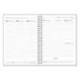 AGENDA OFICINA MARCA LIDERPAPEL 2027 ESPIRAL CLASSIC SEMANA VISTA A5 BILINGUE 70G PAPEL FSC DESIGN 2