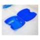 CONTENEDOR DE PLASTICO MARCA PLASTICFORTE 55 LITROS N 4 TRANSPARENTE CON TAPA 590X400X350 MM