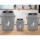 Papelera Q-Connect plastico 58 litros
