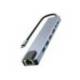 HUB TNB ICLIK 7 EN 1 DUAL + 4K USB-C ALUMINIO