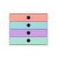 FICHERO CAJONES DE SOBREMESA MARCA EXACOMPTA FILIBOX CANDY TIDY 4 CAJONES COLORES SURTIDOS 348X284X233 MM