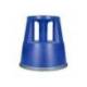 Taburete q-connect ruedas retractiles tres ruedas dos niveles azul