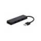 HUB TNB FIRST 4 PUERTOS USB -A 2.0 NEGRO