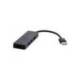 HUB TNB FIRST 4 PUERTOS USB -A 2.0 NEGRO