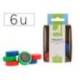 IMAN PARA SUJECION MARCA Q-CONNECT IDEAL PARA PIZARRAS MAGNETICAS 20 MM COLORES SURTIDOS CAJA DE 6 UNIDADES