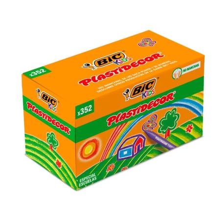 Lapices cera Plastidecor caja de 352 unidades