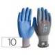GUANTES DE NITRILO MARCA SAFETOP BIATEX ALIMENTARIO Y ANTICALORICO COLOR AZUL TALLA 10