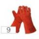 GUANTES DE MARCA SOLDADOR SAFETOP ESSEN 35 CM COLOR ROJO TALLA 9
