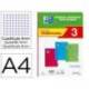 LIBRETA ESCOLAR MARCA OXFORD TAPA BLANDA DIN A4 48 HOJAS CUADRO 4 MM PACK DE 3 UNIDADES COLORES SURTIDOS