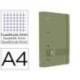 CARPETA 4 ANILLAS MARCA OXFORD EUROPEANBINDER LIVE&GO TAPA POLIFOAM DIN A4 + RECAMBIO 120 HOJAS CUADRO 5 MM VERDE