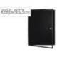 VITRINA DE ANUNCIOS MARCA BI-OFFICE NEW GEN MAGNETICA ACERO LACADO 9XA4 PARA INTERIOR COLOR NEGRO 696X933X36 MM
