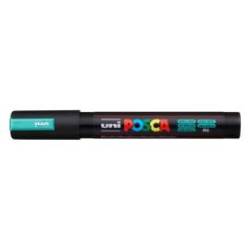 ROTULADOR MARCA UNI POSCA PC-5M MARCADOR DE PINTURA PUNTA CONICA 1,8-2,5 MM VERDE METALICO