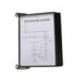 PORTACATALOGO DE PARED MARCA TARIFOLD PRO CON 10 FUNDAS A4 POLIPROPILENO EASY LOAD COLOR NEGRO 355X430X170 MM