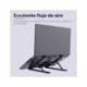 SOPORTE ELEVADOR MARCA TRUST PRIMO PARA PORTATIL 16" AJUSTABLE 6 ALTURAS COLOR NEGRO