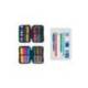PLUMIER ESCOLAR MARCA MILAN 430 SINCE 1918 DOBLE CON ACCESORIOS COLOR VERDE 195X50X130 MM