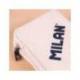 PLUMIER ESCOLAR MARCA MILAN 430 SINCE 1918 DOBLE CON ACCESORIOS COLOR BEIG 195X50X130 MM