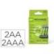 CARGADOR DE PILAS RECARGABLES MARCA GP USB AA /AAA + 2X AA 2100 MAH + 2X AAA 800 MAH
