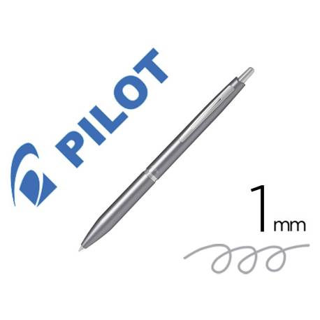 BOLIGRAFO PILOT ACRO 1000 TINTA GEL RETRACTIL PUNTA 1 MM COLOR GRIS