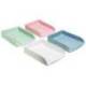 BANDEJA SOBREMESA MARCA EXACOMPTA AUTENTIK COMBO STYLI PLASTICO RECICLADO SET DE 4 UNIDADES COLORES SURTIDOS