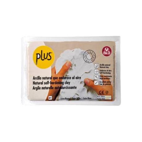PASTA DE MODELAR MARCA SIO-2 PLUS EXTRA COLOR BLANCO PAQUETE DE 1 KG