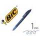 BOLIGRAFO MARCA BIC CUATRO COLORES SMOOTH DROP COLOR AZUL
