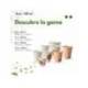 VASO TERMICO CARTON KRAFT 240 CC PAQUETE 50 UDS