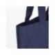 BOLSA CON ASAS MARCA MILAN TOTE BAG SERIE 1918 COLOR AZUL MARINO 380X410 MM