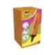 ROTULADOR BIC FLAT FLUORESCENTE COLOR NARANJA NEON CAJA DE 12 UNIDADES