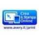 ETIQUETA COLGANTE AVERY COLOR BLANCA 90X50 MM IMPRIMIBLE DOBLE CARA CARTON 220 GR PACK DE 100 UNIDADES