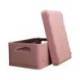 CAJA MULTIUSOS MARCA EXACOMPTA SMART CASE DIN A5+ PLASTICO RECICLADO PLEGABLE COLOR ROSA VIEJO 275X40X190 MM