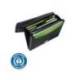 CARPETA LEITZ RECYCLE CLASIFICADOR FUELLE POLIPROPILENO 5+1 COMPARTIMENTOS DIN A4 COLOR NEGRO