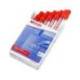 MARCADOR EDDING PERMANENTE 950 PASTA OPACA COLOR ROJO PUNTA REDONDA 10 MM PARA SUPERFICIES OXIDADAS/RUGOSAS