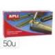 ENCUADERNADOR MARCA FASTENER DORADO APLI CAJA DE 50 UNIDADES